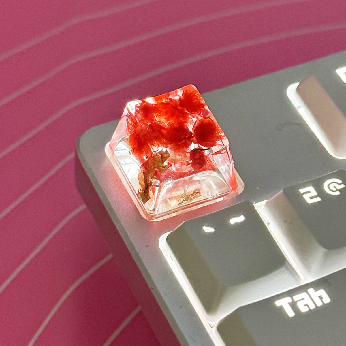 Colorful Personality Flower Keycap