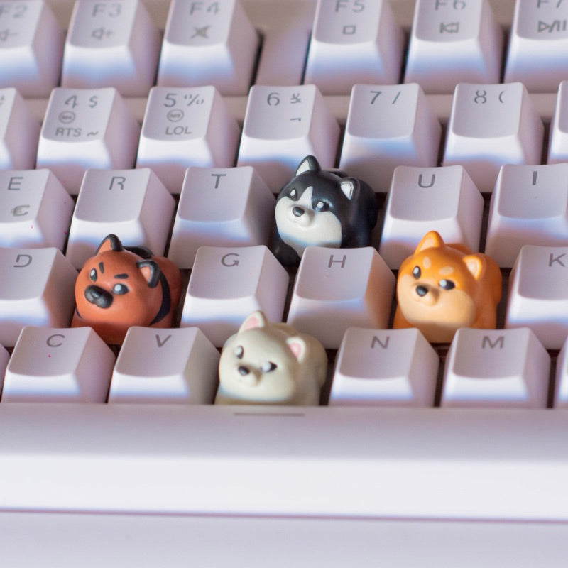 Cute Mini Puppy Keycap