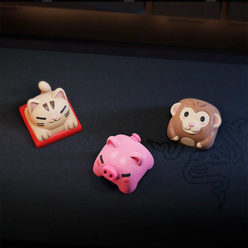 Cute Animal Vol II Keycaps