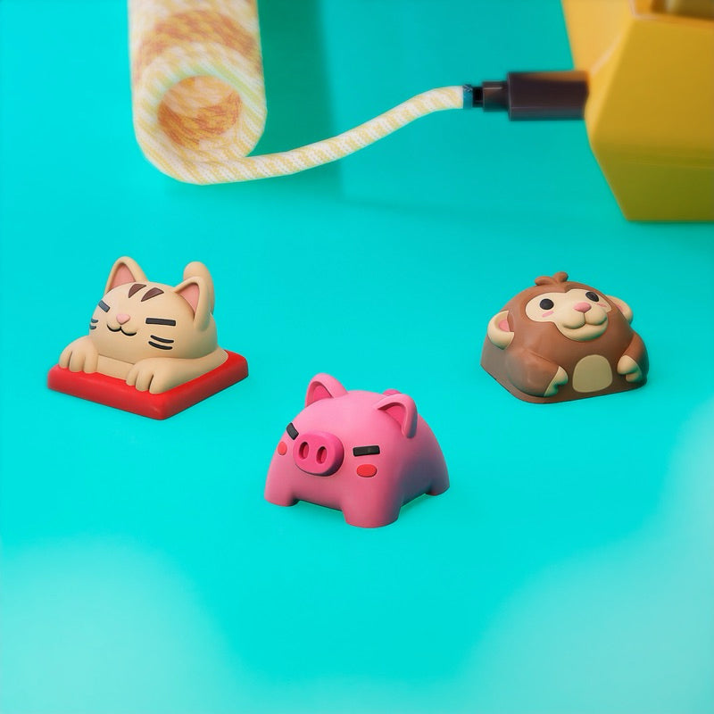 Cute Animal Vol II Keycaps