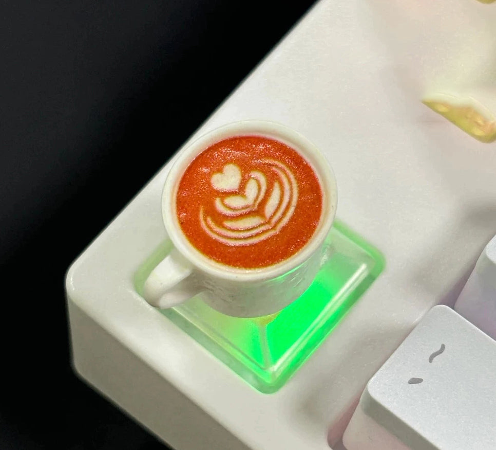 Keycap Cup Cafe Latte