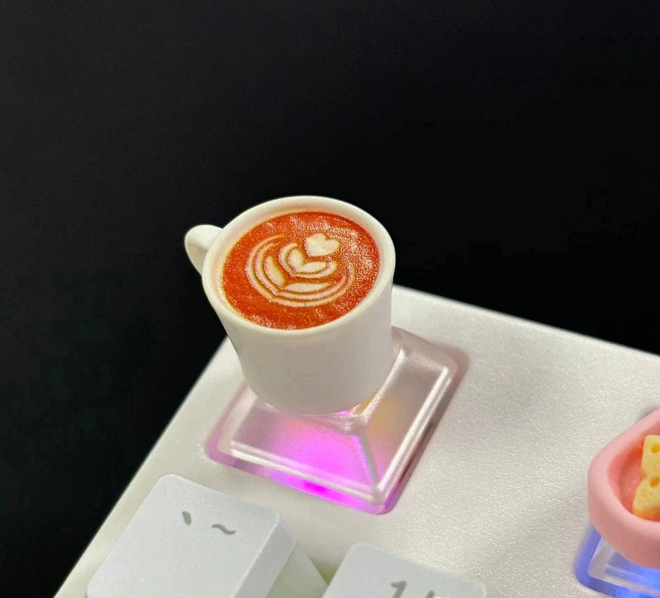 Keycap Cup Cafe Latte