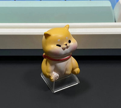 Shiba Inu sitting dog keycap